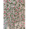 Vestido Largo Floral con Mangas Volantes