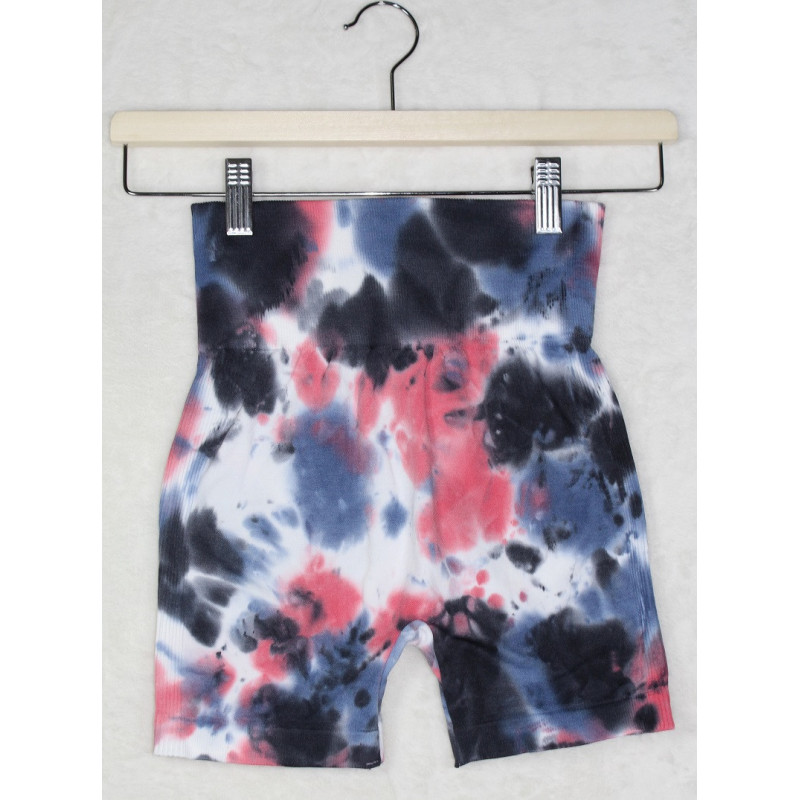 Shorts de deporte con diseño tie-dye