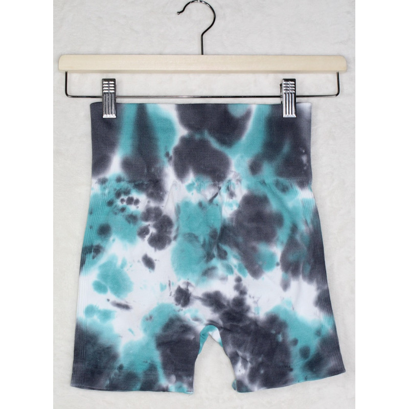 Shorts de deporte con diseño tie-dye